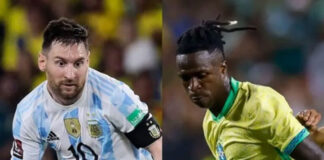 Vinícius contra Messi, la lucha por el Balón de Oro también se juega en la Copa América