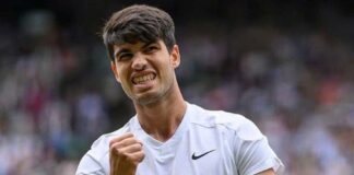 Carlos Alcaraz le ganó a Novak Djokovic y celebró en Wimbledon por segunda vez consecutiva