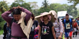 Migrantes piden alivio y atención a Claudia Sheinbaum desde la frontera sur de México