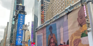 Una serie de retratos de inmigrantes adorna Times Square para fomentar la inclusión