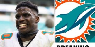 Tyreek Hill, número uno del Top 100 de NFL, firma por 90 millones de dólares con Miami