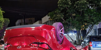 Futbolista del Motagua sufre aparatoso accidente en el bulevar Morazán