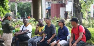 Miles de migrantes venezolanos arman una caravana hacia EEUU en el sur de México