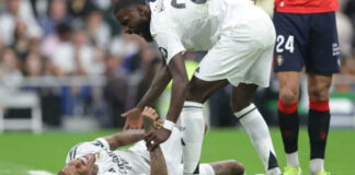 Militao será operado el martes de la rotura de ligamento cruzado de la rodilla derecha