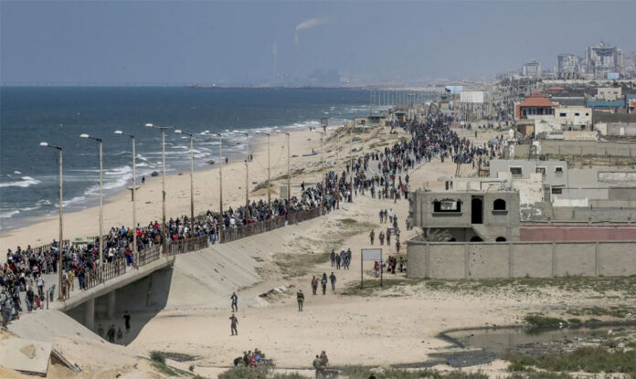 Gazatíes-desplazados