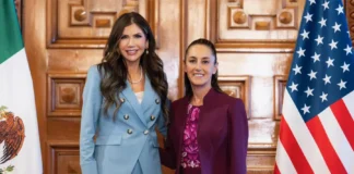 Sheinbaum y Noem acuerdan reforzar la coordinación en seguridad tras «provechosa reunión»