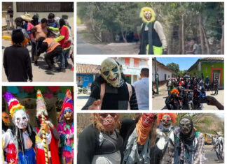 Los “judíos” deambulan en calles de Honduras correteando a niños y divirtiendo a turistas