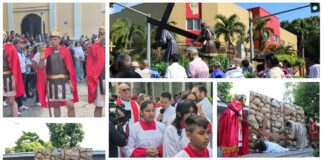 Miles de hondureños retratan la Pasión de Jesús en tradicionales viacrucis