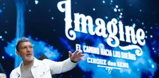Antonio Banderas hace crecer su espectáculo ‘Imagine’ en un Sohrlin «aún muy pequeño»