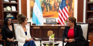 Con acuerdo firmado en visita de Noem Honduras dará refugio a unos 240 hispanohablantes en dos años