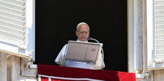 El papa pide en el Ángelus seguir trabajando para llegar a la paz a través del diálogo