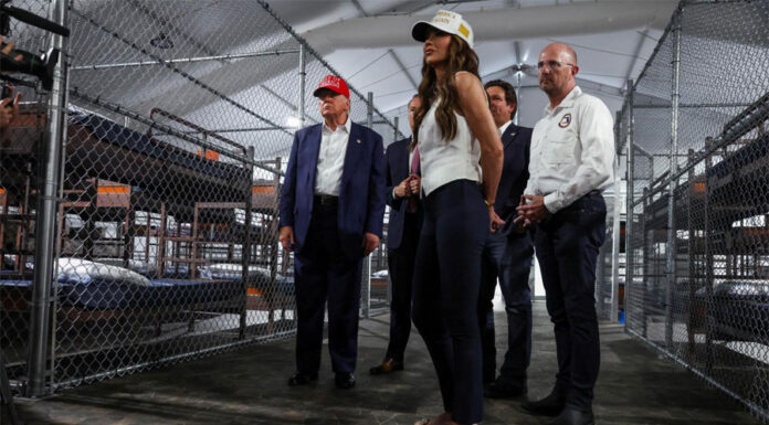 Trump y DeSantis inauguran ‘Alligator Alcatraz’ con promesas de jueces migratorios in situ