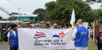 Panamá y Costa Rica caminan por su frontera común contra la trata de personas