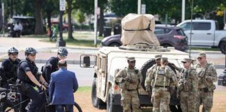 Los gobernadores de Ohio y Carolina del Sur enviarán unos 350 soldados más a Washington DC