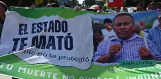 Obligación internacional del Estado es investigar y no dejar impune crimen de ambientalista López: Conadeh