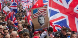 Más de 100.000 personas en una marcha de extrema derecha en Londres contra la inmigración