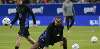 Raphinha, tres semanas de baja por una lesión en el bíceps femoral