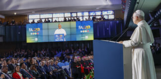 La reina Letizia y el papa León XIV denuncian en la FAO el hambre como «arma de guerra»