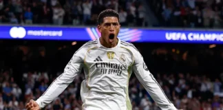 1-0. Courtois y Bellingham mantienen el pleno