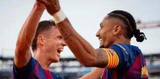 3-1. Raphinha regresa al once y regala el liderato al Barça