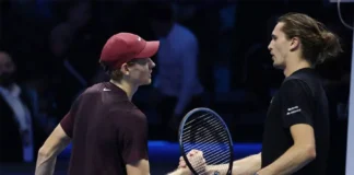 Sinner desespera a Zverev y sella su pase a semifinales en Turín