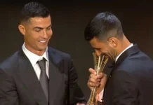 Djokovic, primer galardonado con el Globe Sports Award, entregado por Cristiano Ronaldo