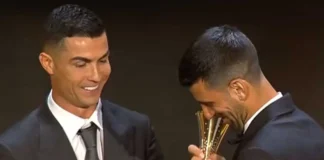 Djokovic, primer galardonado con el Globe Sports Award, entregado por Cristiano Ronaldo