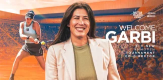 Garbiñe Muguruza codirigirá con Feliciano López el Mutua Madrid Open de tenis