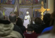 Patriarca Latino celebra la alegría de estas Navidades en Belén tras dos años de guerra