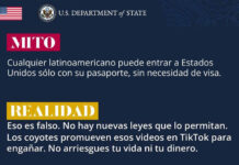 “Coyotes promueven videos en TikTok para engañar”, señala embajada de EEUU en Tegucigalpa