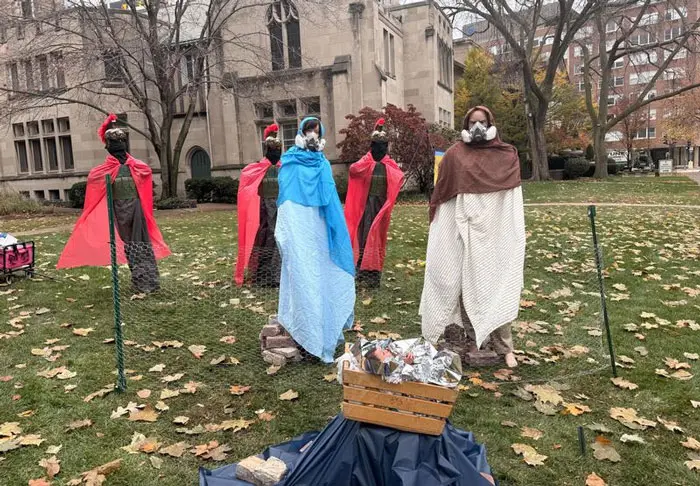 María y José, migrantes detenidos: una iglesia de Texas manda mensaje político de Navidad