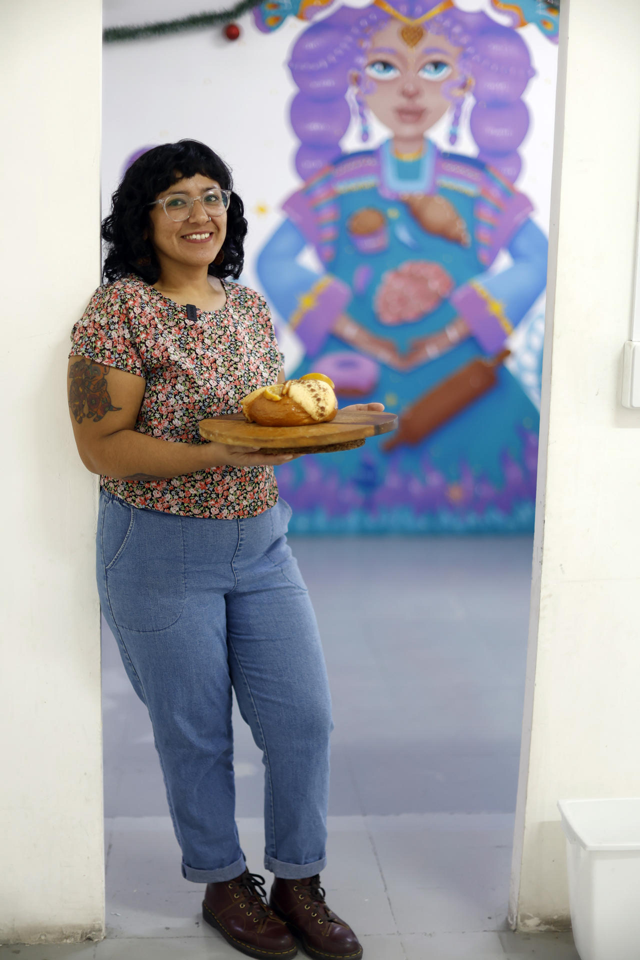 La directora de la organización Las Panas, Rosalia Trujano, posa durante una entrevista con EFE este domingo, en Ciudad de México (México). EFE/Sáshenka Gutiérrez
